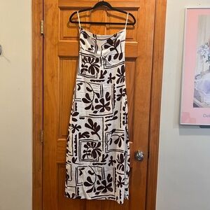 Floral summer straight line dress size XS